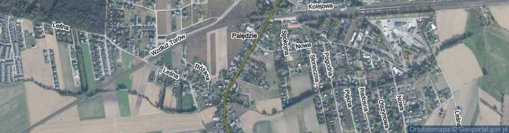 Zdjęcie satelitarne Laskowa ul.