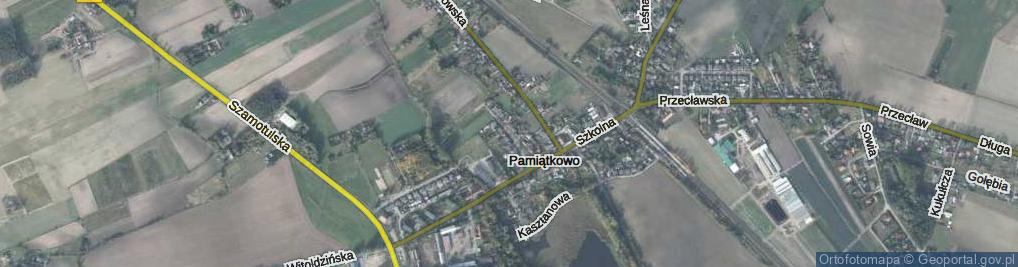 Zdjęcie satelitarne Łąkowa ul.