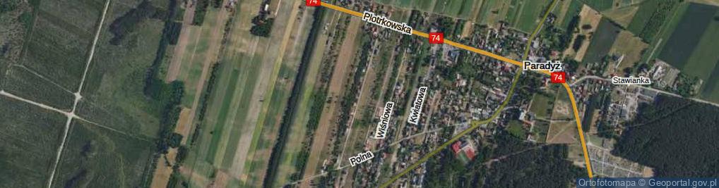 Zdjęcie satelitarne Łąkowa ul.