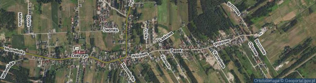 Zdjęcie satelitarne Laskowa ul.