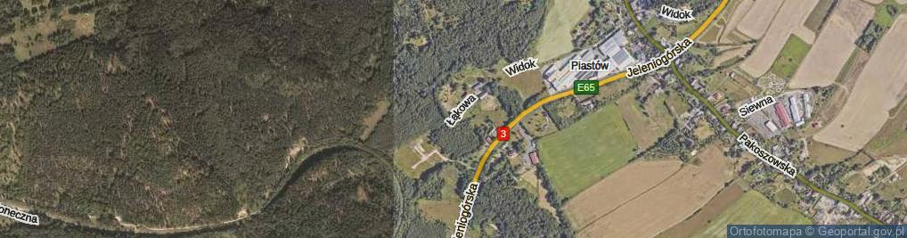 Zdjęcie satelitarne Łąkowa ul.