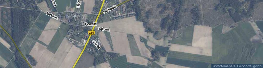 Zdjęcie satelitarne Łąkowa ul.