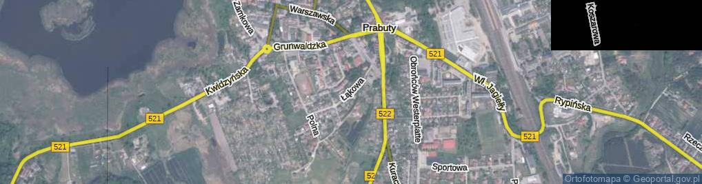 Zdjęcie satelitarne Łąkowa ul.