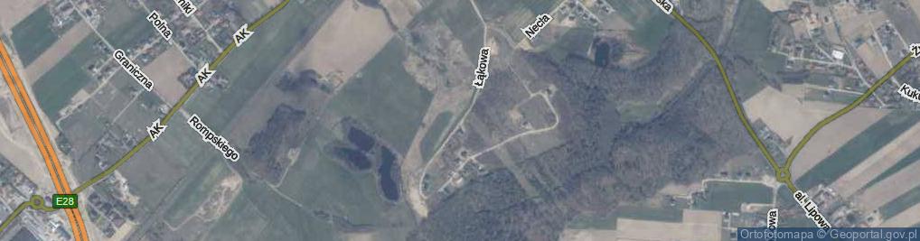 Zdjęcie satelitarne Łąkowa ul.