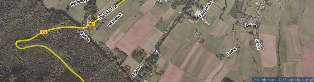 Zdjęcie satelitarne Łąkowa ul.