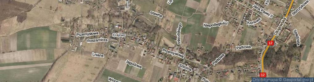 Zdjęcie satelitarne Łąkowa ul.