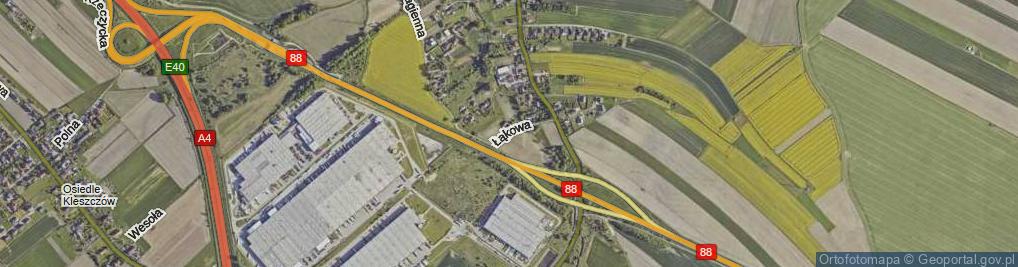 Zdjęcie satelitarne Łąkowa ul.