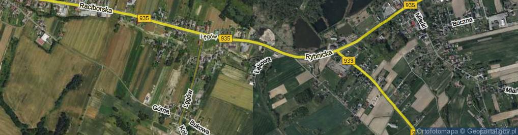 Zdjęcie satelitarne Łąkowa ul.