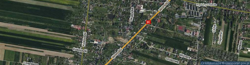 Zdjęcie satelitarne Łąkowa ul.