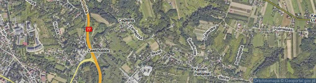 Zdjęcie satelitarne Łąkowa ul.