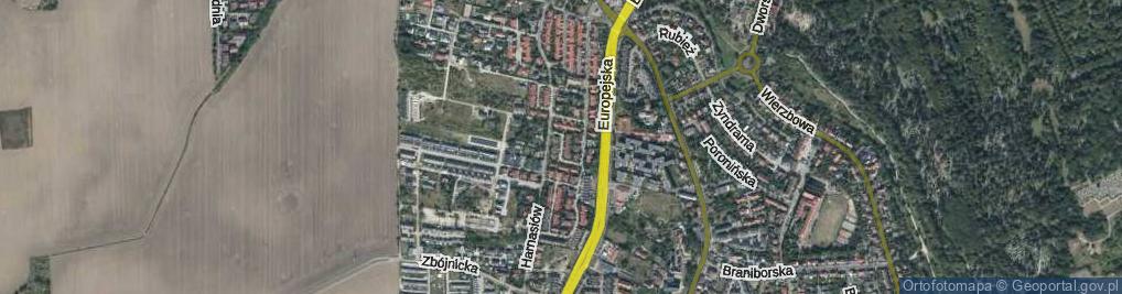 Zdjęcie satelitarne Lajkonika ul.