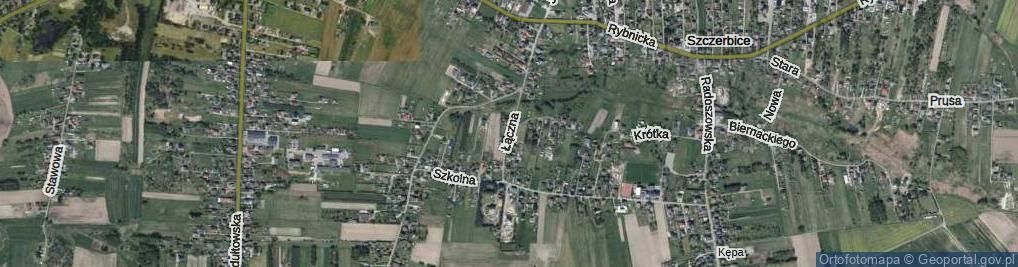 Zdjęcie satelitarne Łączna ul.