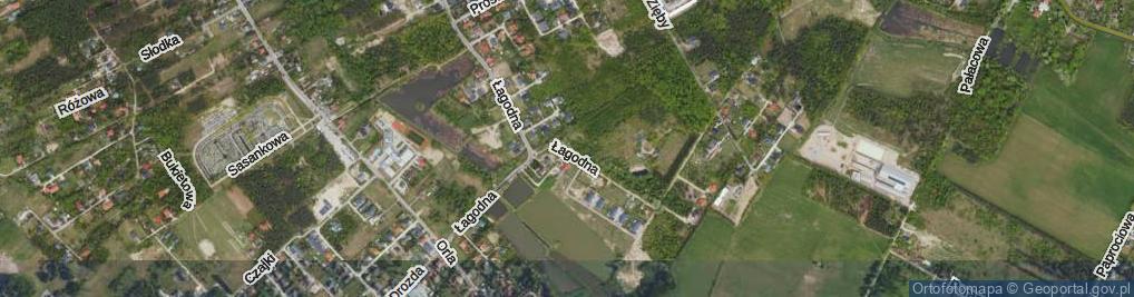 Zdjęcie satelitarne Łagodna ul.