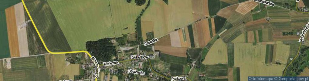 Zdjęcie satelitarne Lasacka ul.