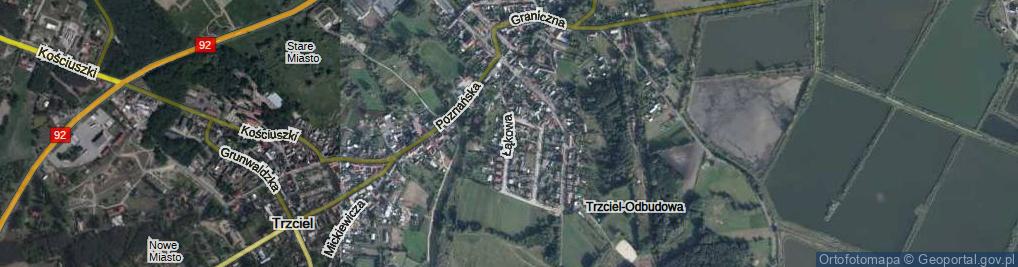 Zdjęcie satelitarne Łąkowa ul.