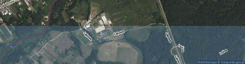 Zdjęcie satelitarne Łąkowa ul.