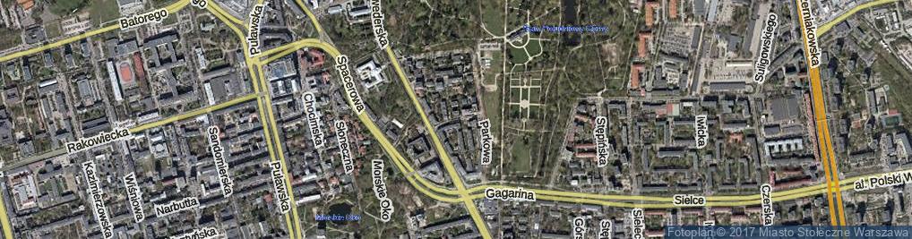 Zdjęcie satelitarne Lądowa ul.