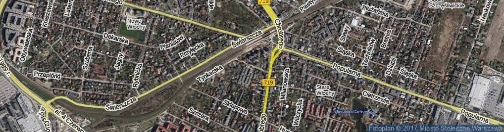 Zdjęcie satelitarne Łamana ul.