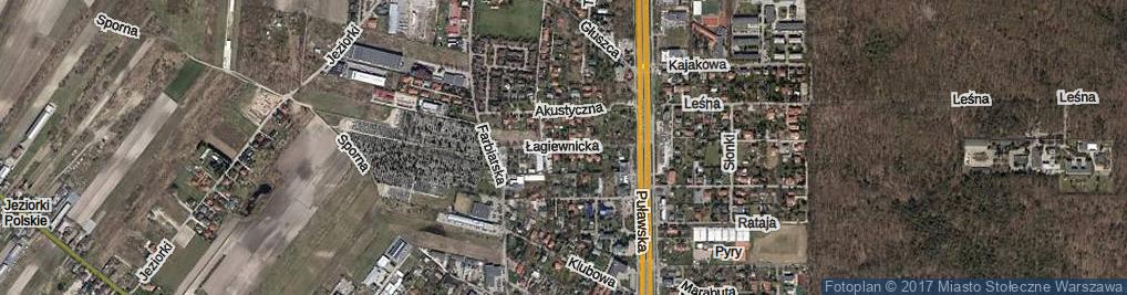 Zdjęcie satelitarne Łagiewnicka ul.