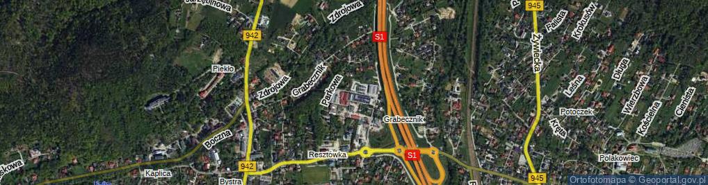 Zdjęcie satelitarne Łączna ul.