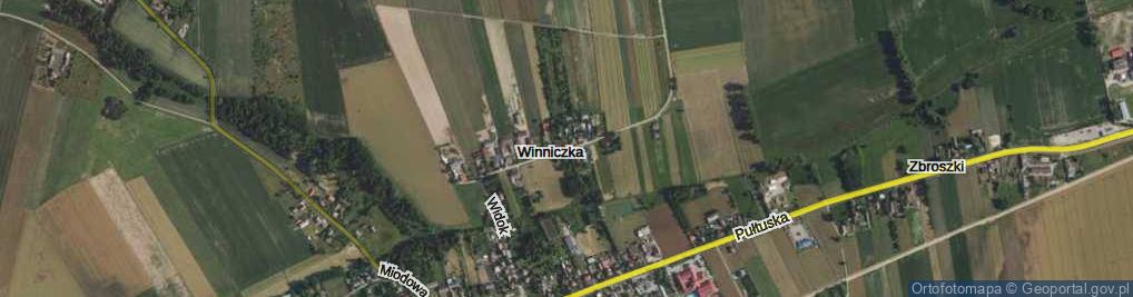 Zdjęcie satelitarne Lazurowa ul.