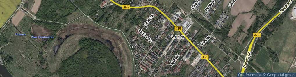 Zdjęcie satelitarne Łaniewska ul.