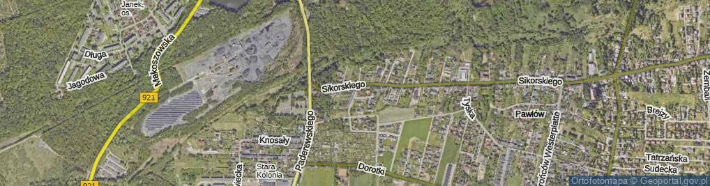 Zdjęcie satelitarne Łaskiego Jana ul.