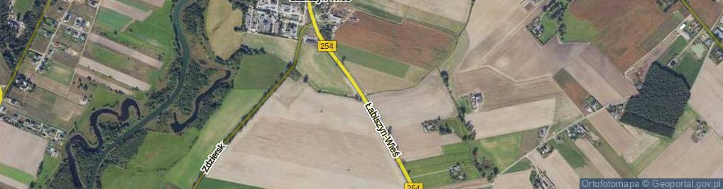 Zdjęcie satelitarne Łabiszyn-Wieś ul.
