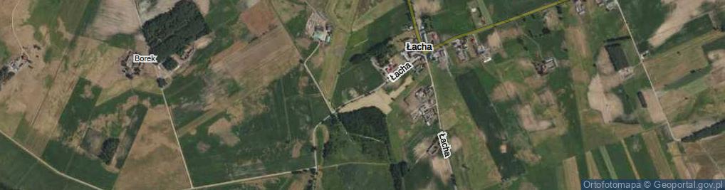 Zdjęcie satelitarne Łacha ul.