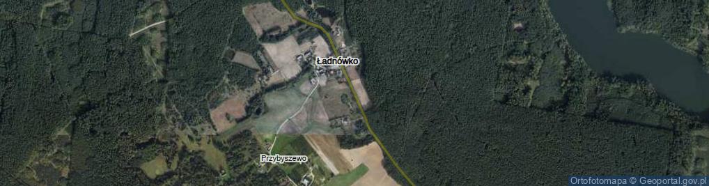 Zdjęcie satelitarne Ładnówko ul.