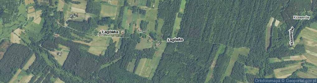 Zdjęcie satelitarne Łagówka ul.