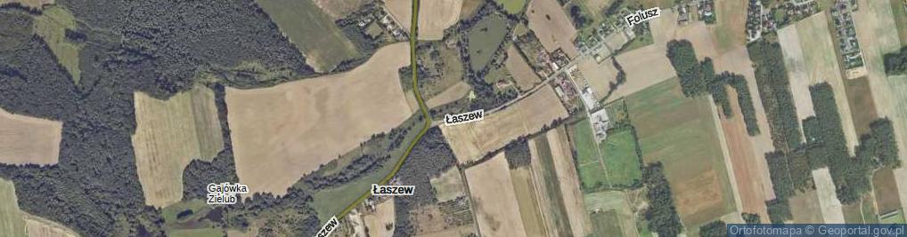 Zdjęcie satelitarne Łaszew ul.