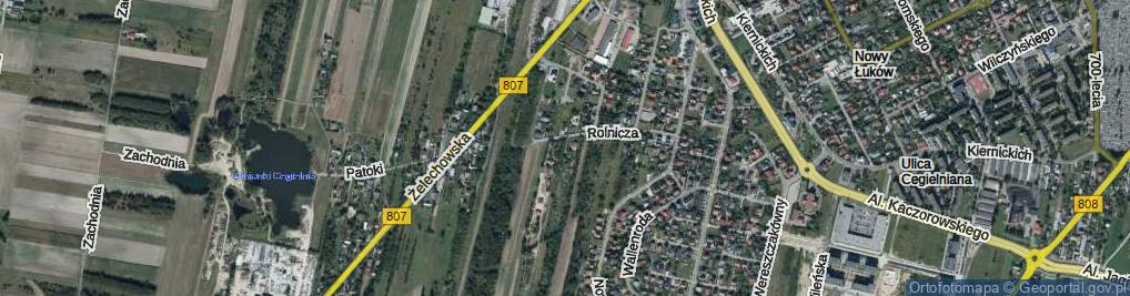 Zdjęcie satelitarne Łanowa ul.