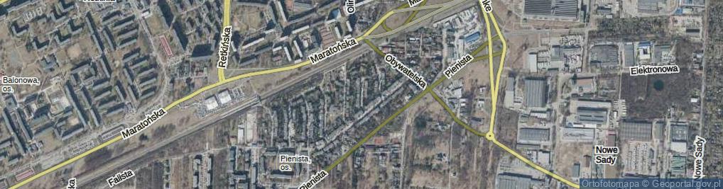 Zdjęcie satelitarne Lajkonika ul.