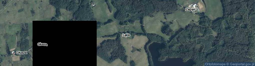 Zdjęcie satelitarne Łąkie ul.