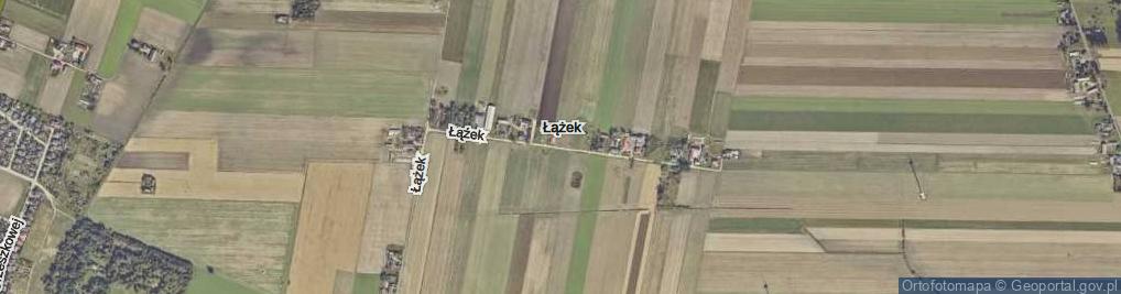 Zdjęcie satelitarne Łążek ul.