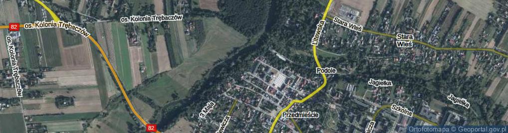 Zdjęcie satelitarne Łańcuchowska ul.