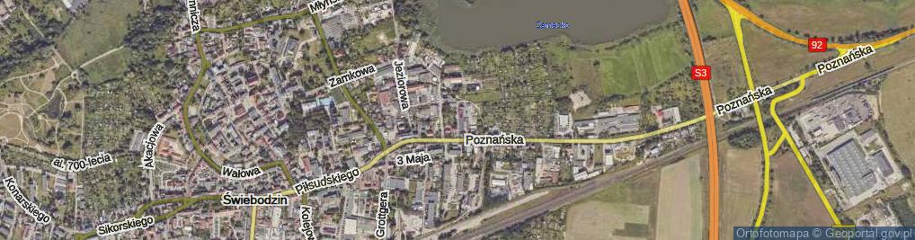 Zdjęcie satelitarne Łąkowa ul.