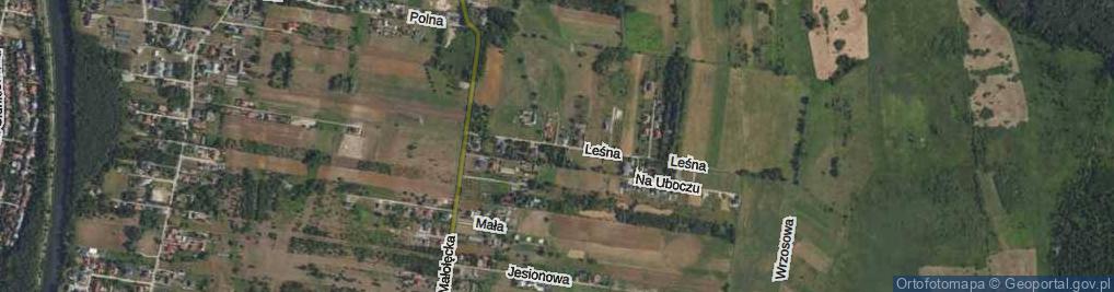 Zdjęcie satelitarne Leśna ul.