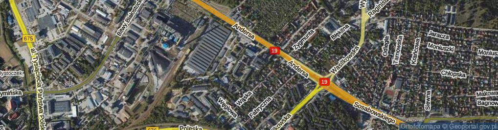 Zdjęcie satelitarne Lewandowskiego Walentego ul.