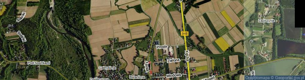 Zdjęcie satelitarne Łęcka ul.