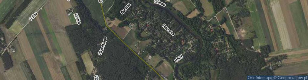 Zdjęcie satelitarne Letniskowa ul.