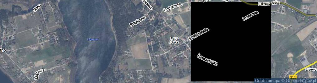 Zdjęcie satelitarne Letniskowa ul.