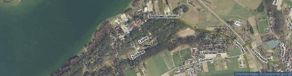 Zdjęcie satelitarne Leśna ul.