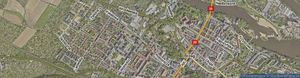 Zdjęcie satelitarne Lechicka ul.