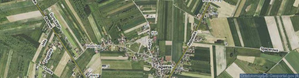 Zdjęcie satelitarne Leśna ul.