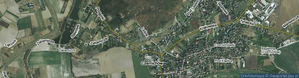 Zdjęcie satelitarne Leśna ul.