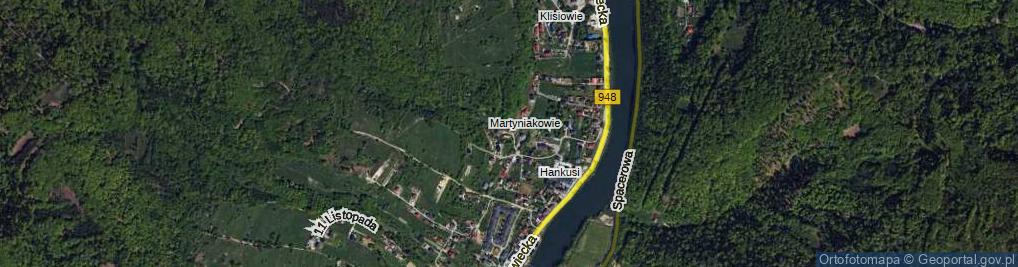 Zdjęcie satelitarne Leśna ul.