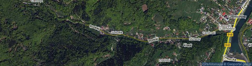 Zdjęcie satelitarne Letniskowa ul.