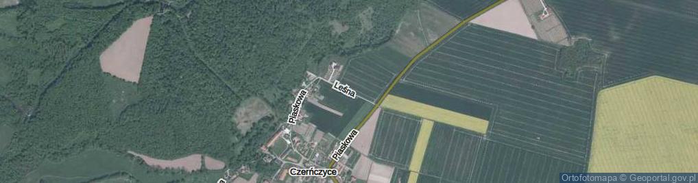 Zdjęcie satelitarne Leśna ul.